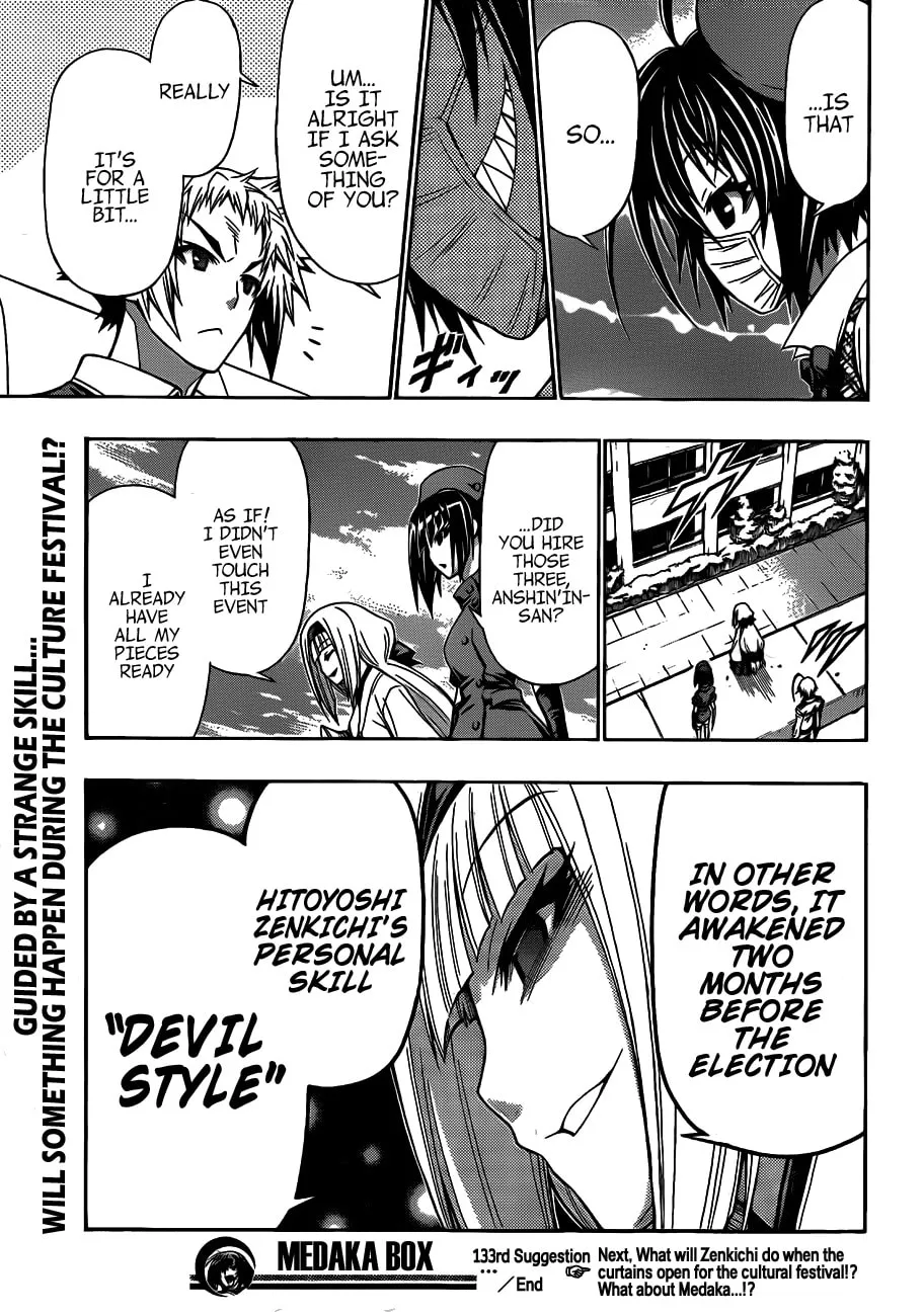 Read Medaka Box chapter 133 image 18 on Lezhin