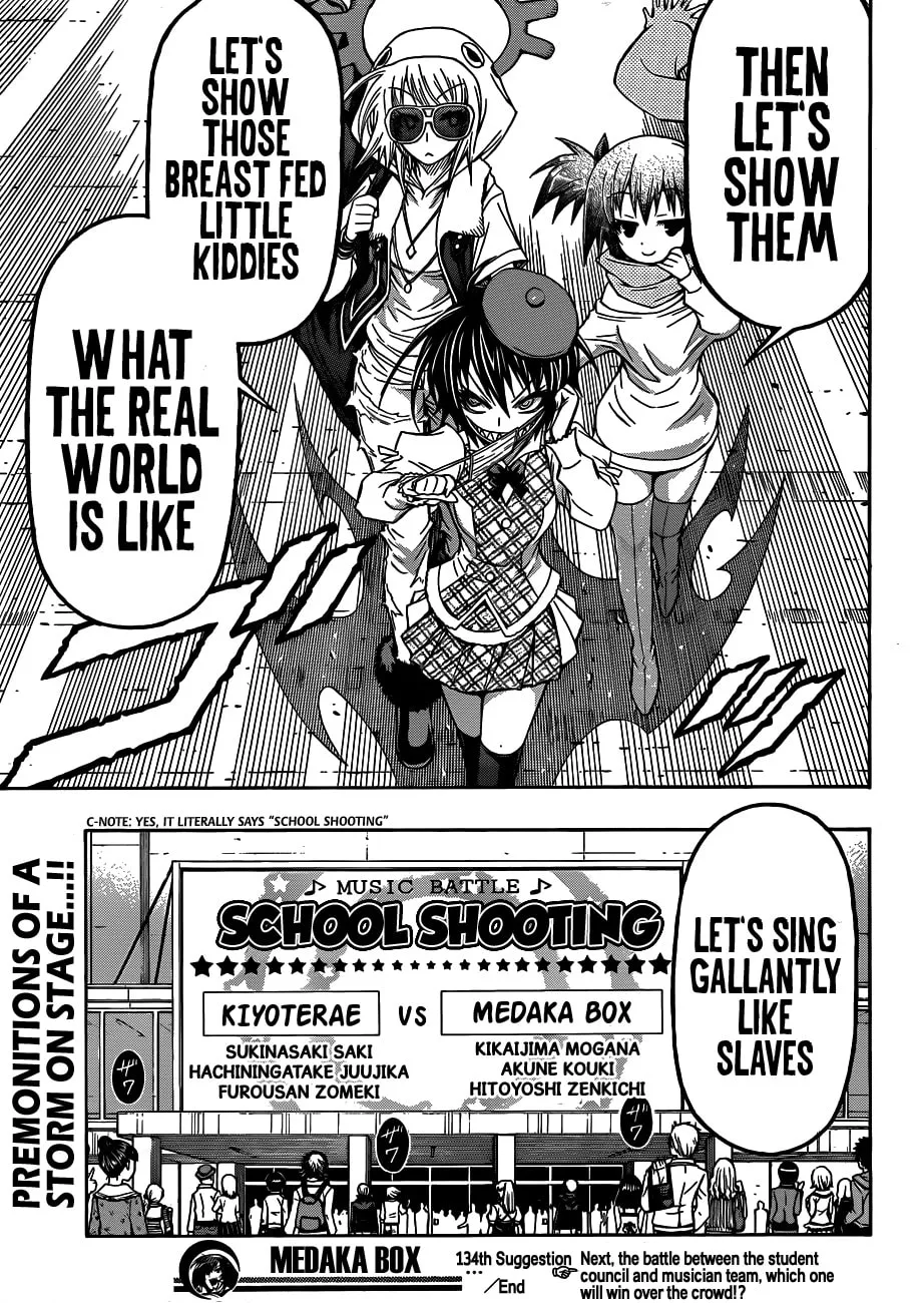 Read Medaka Box chapter 134 image 18 on Lezhin