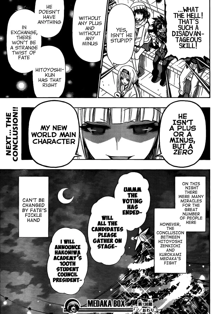 Read Medaka Box chapter 138 image 18 on Lezhin