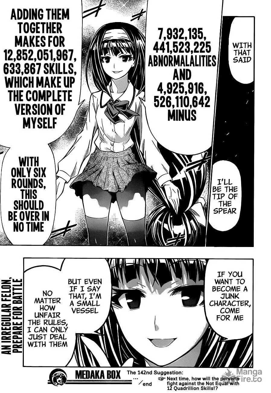 Read Medaka Box chapter 142 image 17 on Lezhin