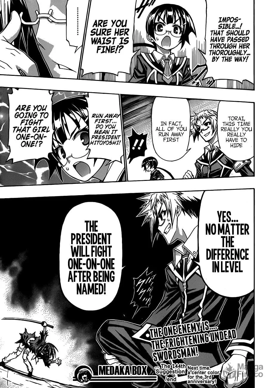 Read Medaka Box chapter 144 image 17 on Lezhin