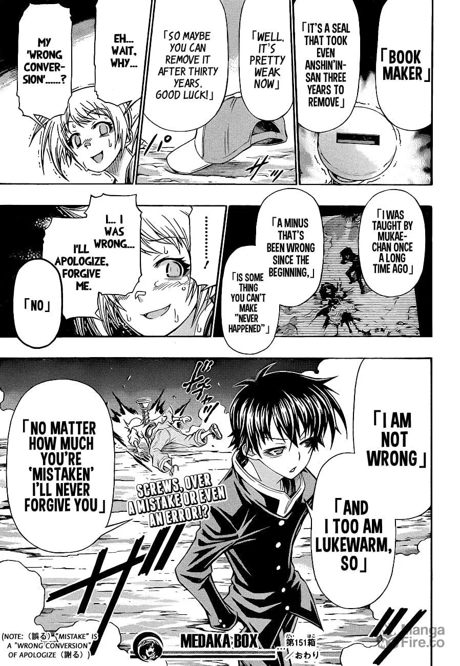 Read Medaka Box chapter 151 image 21 on Lezhin