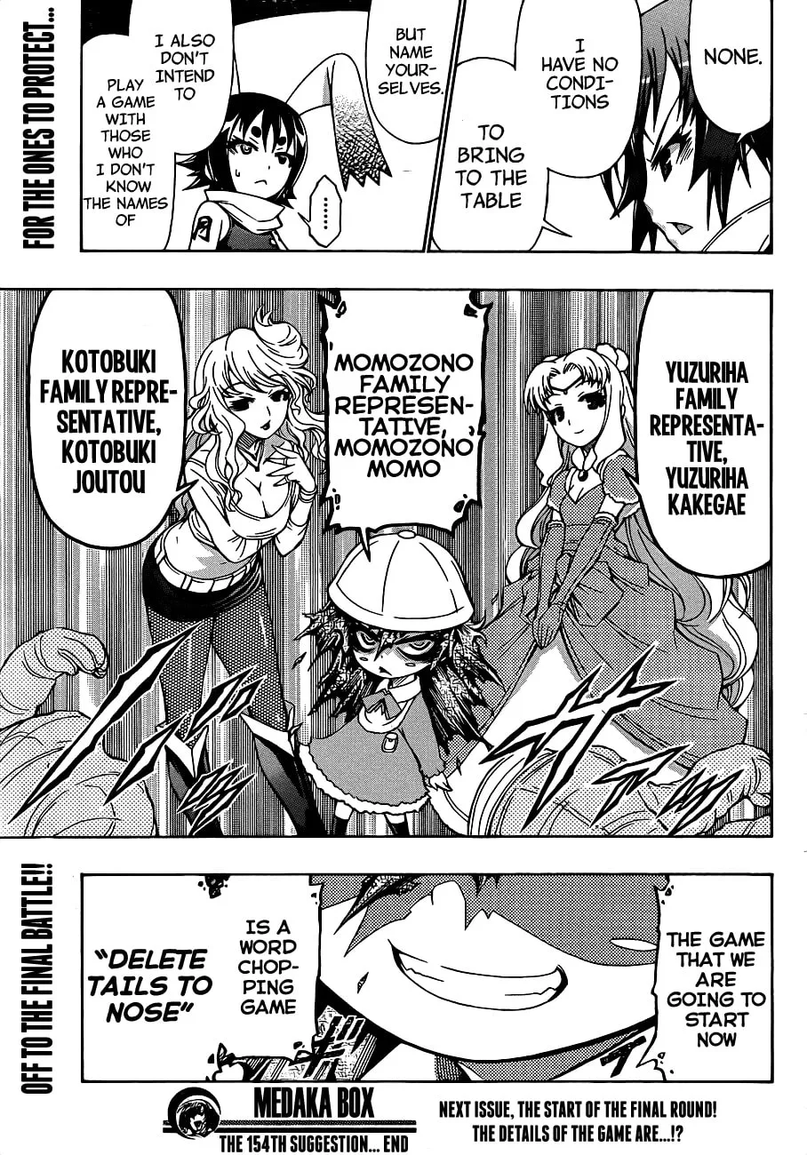Read Medaka Box chapter 154 image 16 on Lezhin