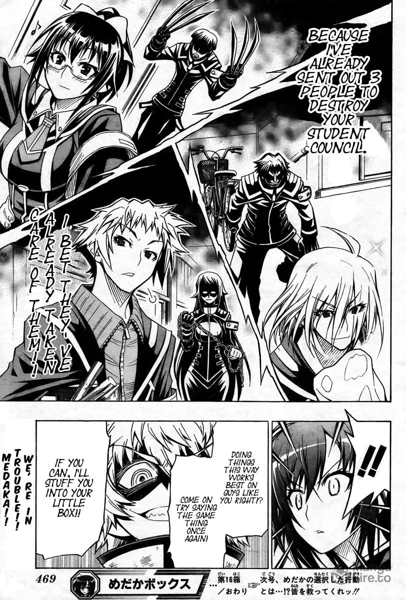 Read Medaka Box chapter 16 image 17 on Lezhin