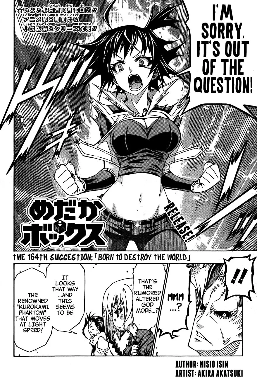 Read Medaka Box chapter 164 image 1 on Lezhin