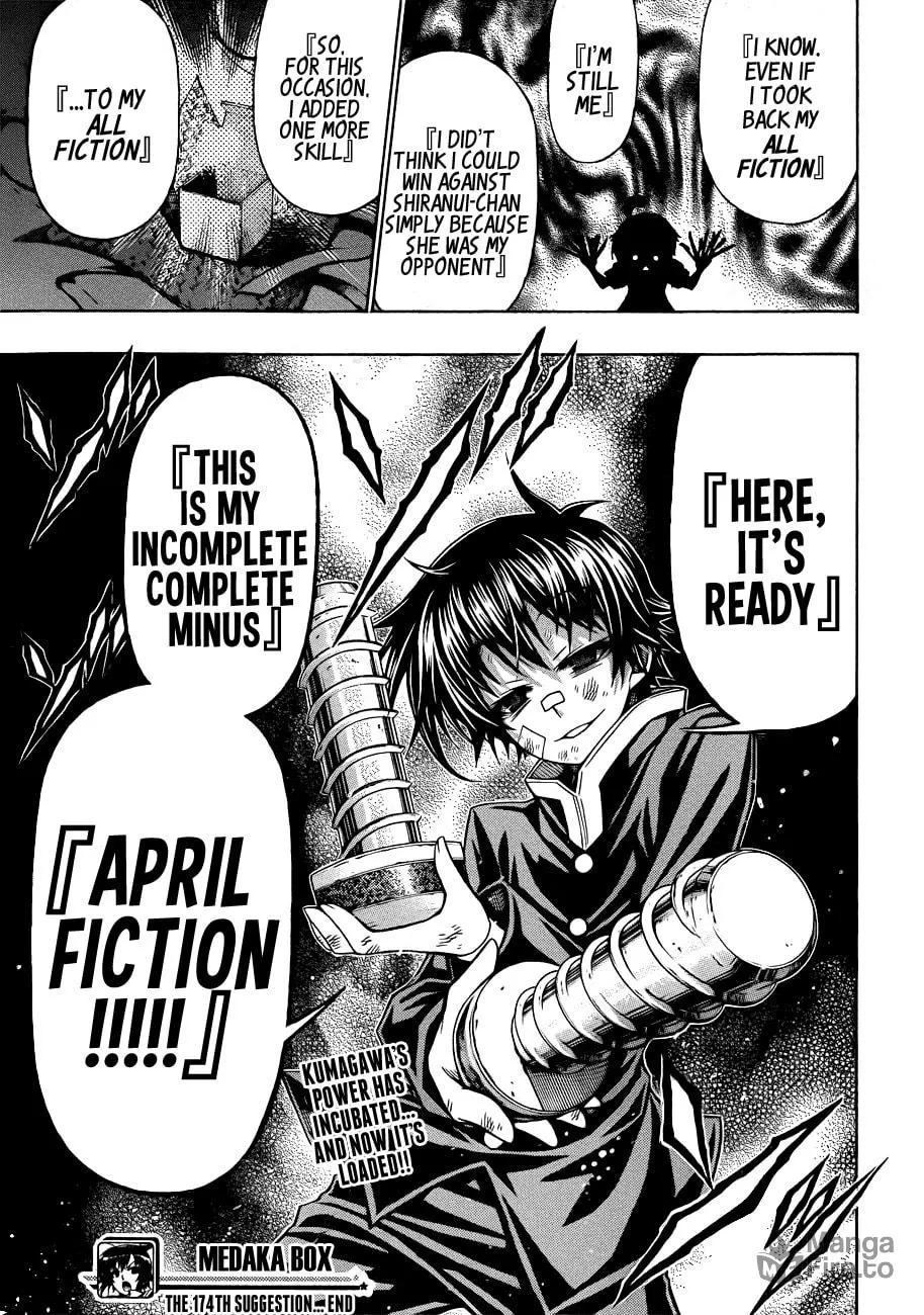 Read Medaka Box chapter 174 image 20 on Lezhin