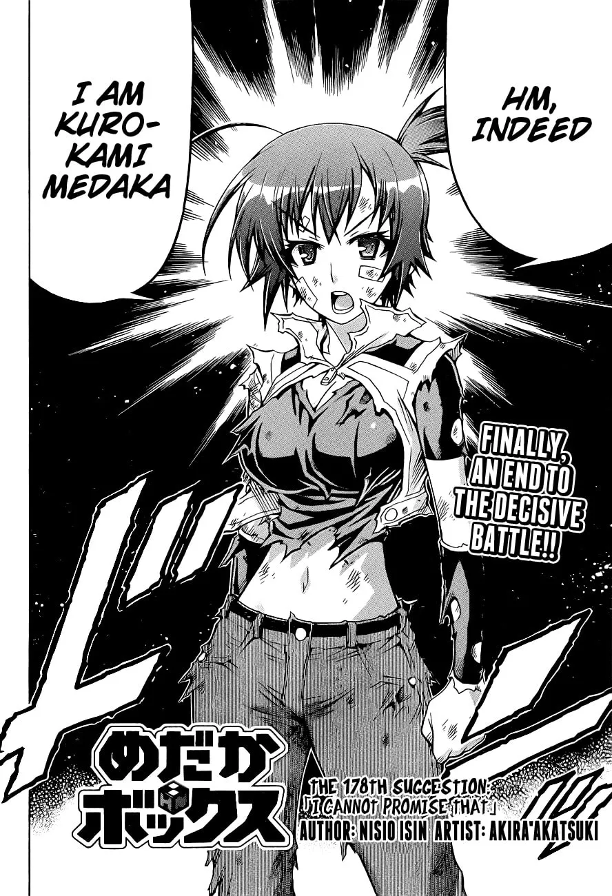 Read Medaka Box chapter 178 image 1 on Lezhin