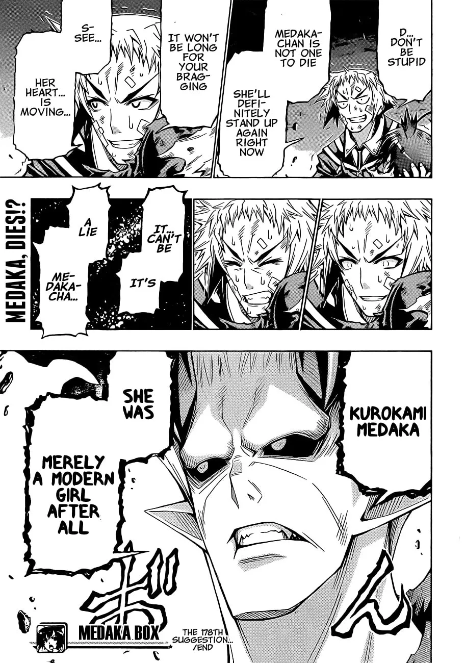 Read Medaka Box chapter 178 image 18 on Lezhin