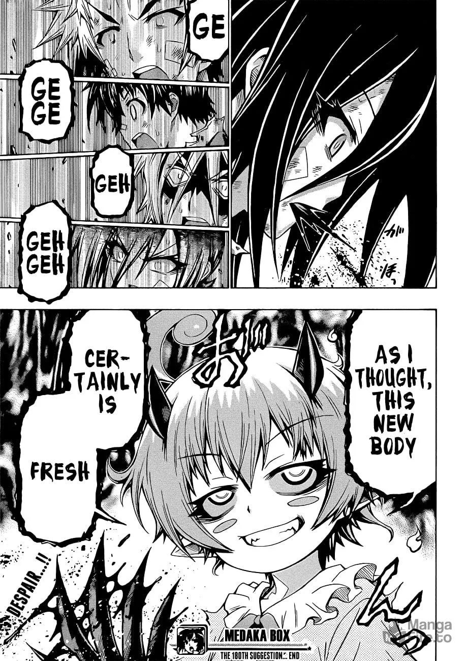 Read Medaka Box chapter 180 image 17 on Lezhin