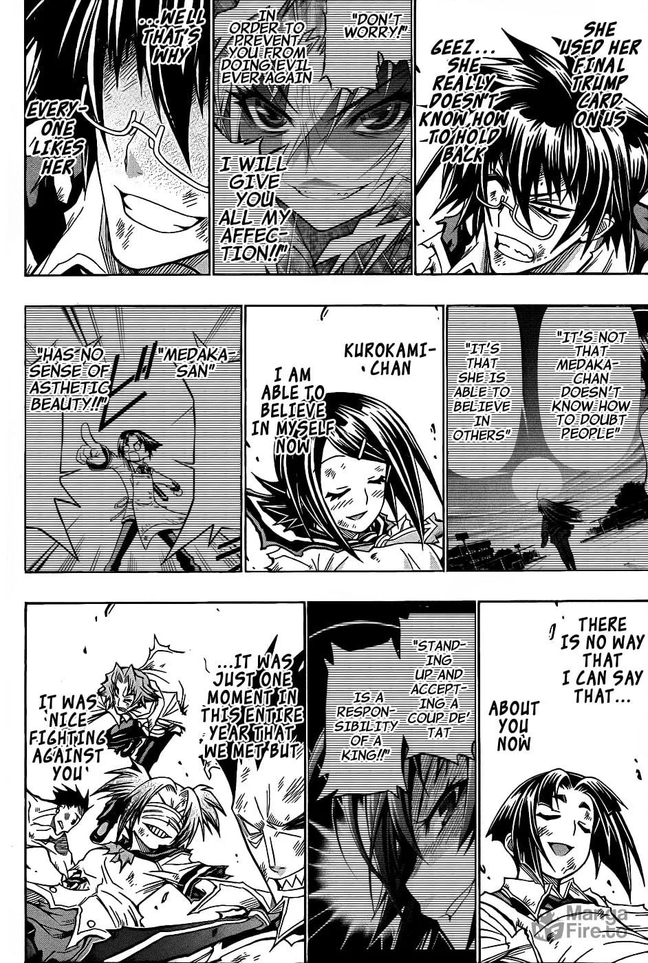 Read Medaka Box chapter 188 image 2 on Lezhin