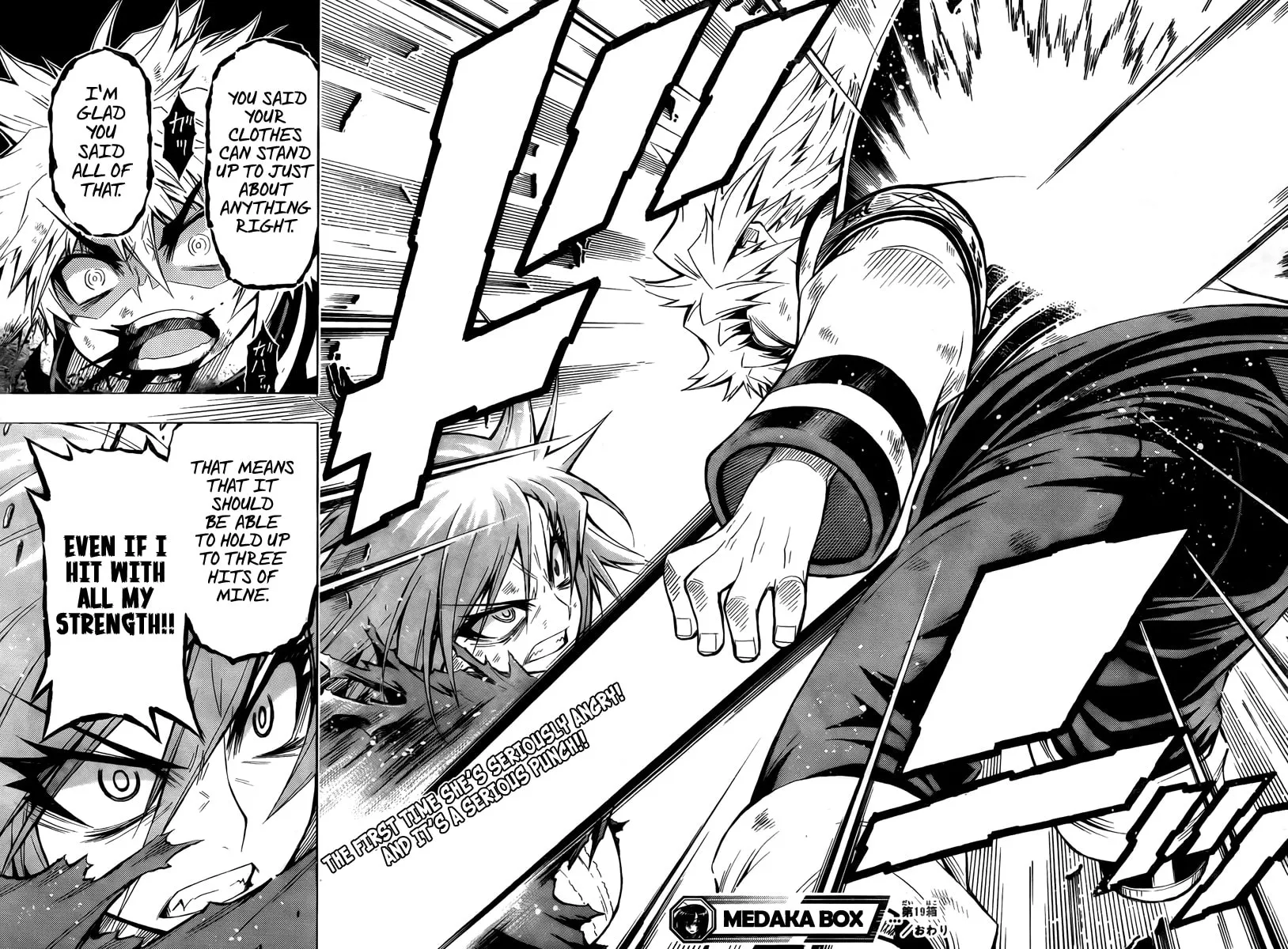 Read Medaka Box chapter 19 image 16 on Lezhin