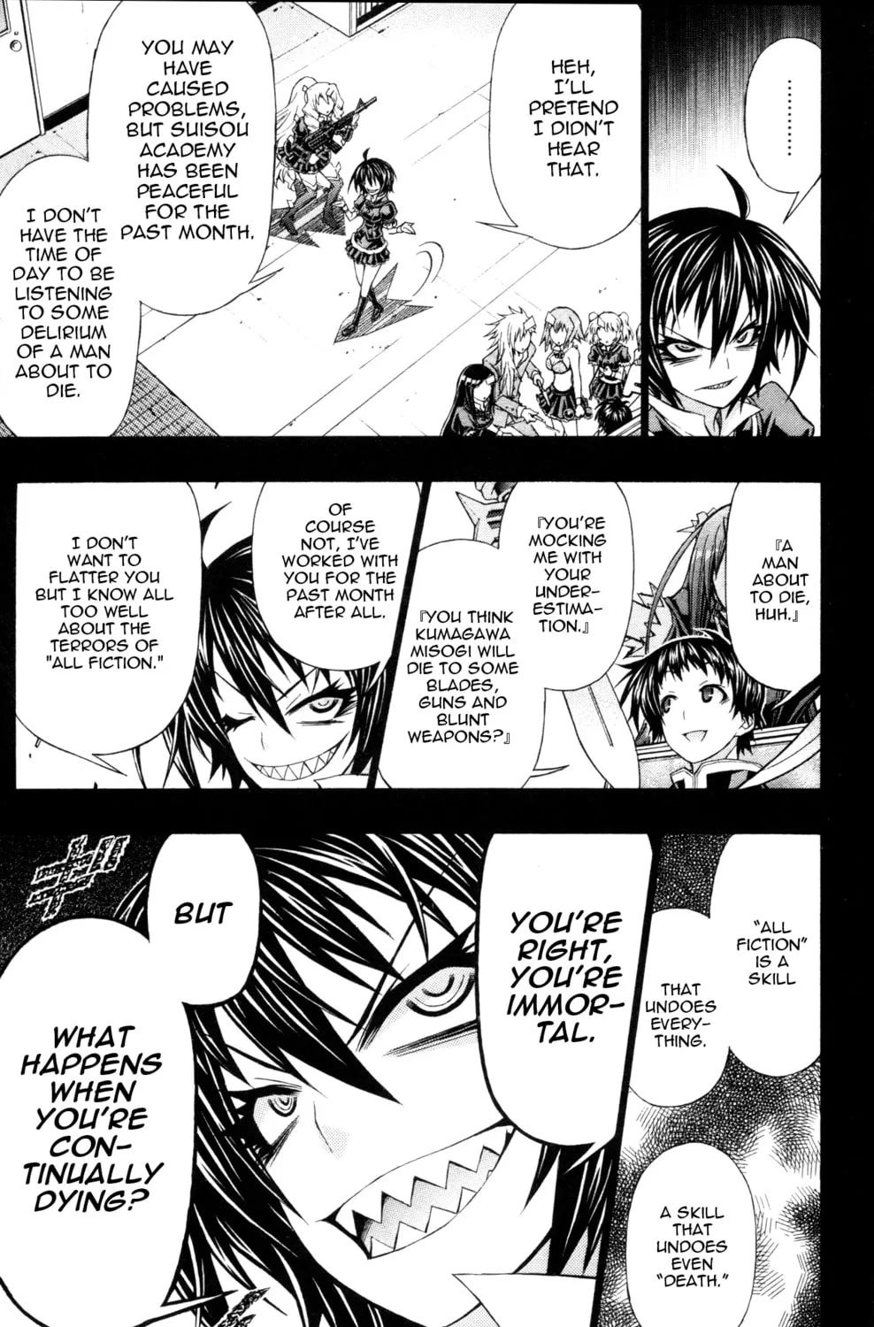 Read Medaka Box chapter 192.5 image 36 on Lezhin