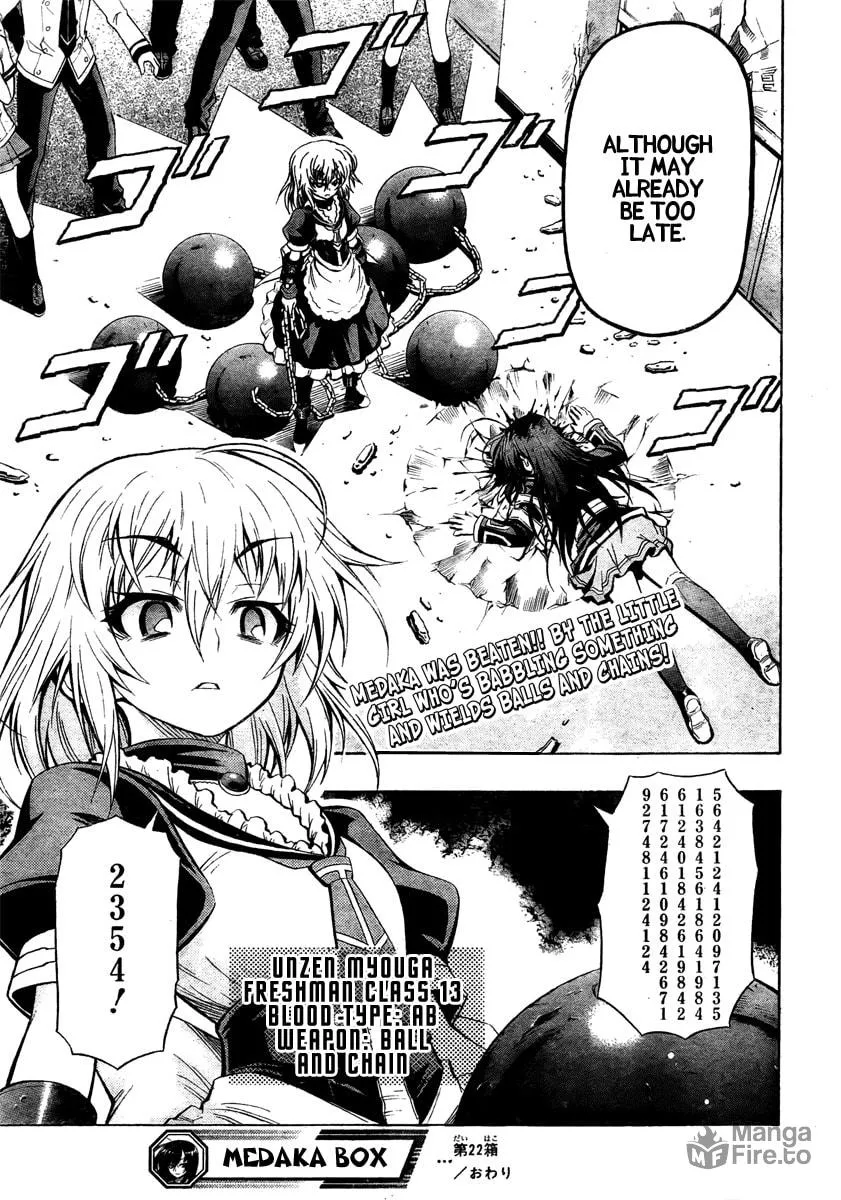 Read Medaka Box chapter 22 image 17 on Lezhin