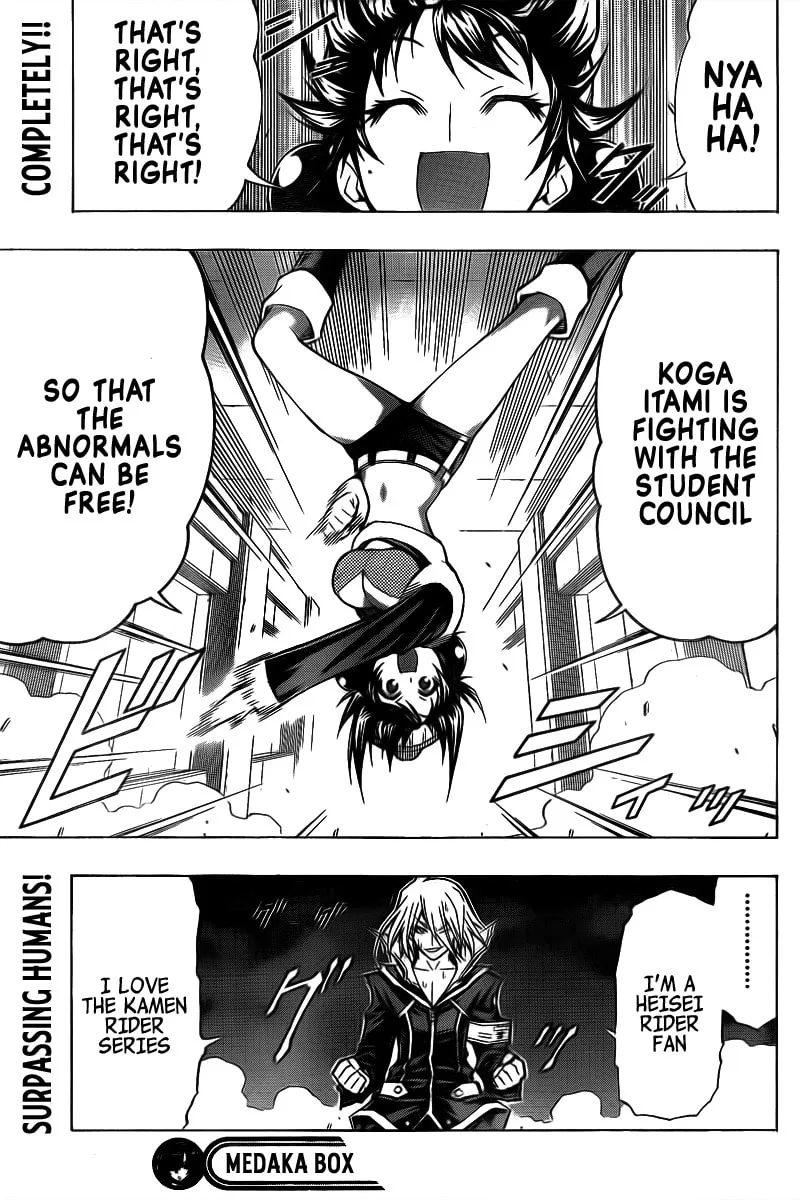 Read Medaka Box chapter 39 image 18 on Lezhin