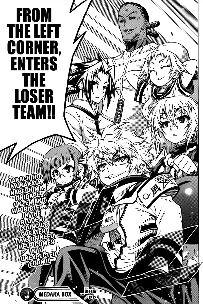Read Medaka Box chapter 44 image 18 on Lezhin