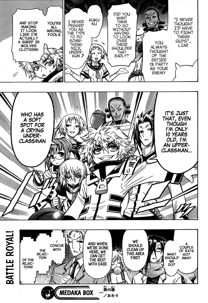 Read Medaka Box chapter 45 image 18 on Lezhin