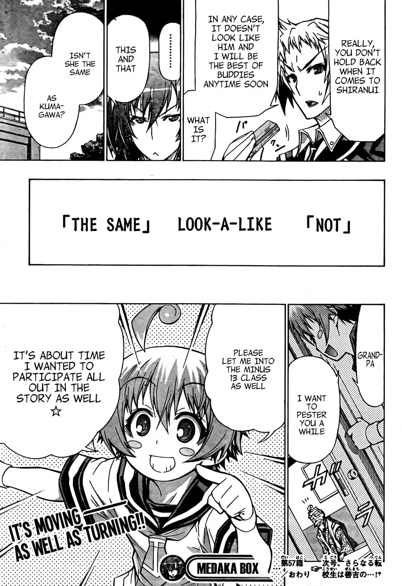 Read Medaka Box chapter 57 image 18 on Lezhin