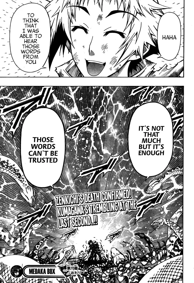 Read Medaka Box chapter 70 image 21 on Lezhin