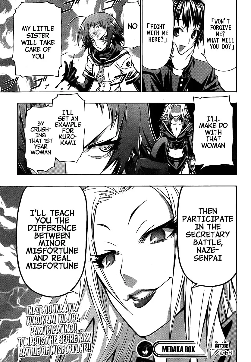Read Medaka Box chapter 73 image 18 on Lezhin