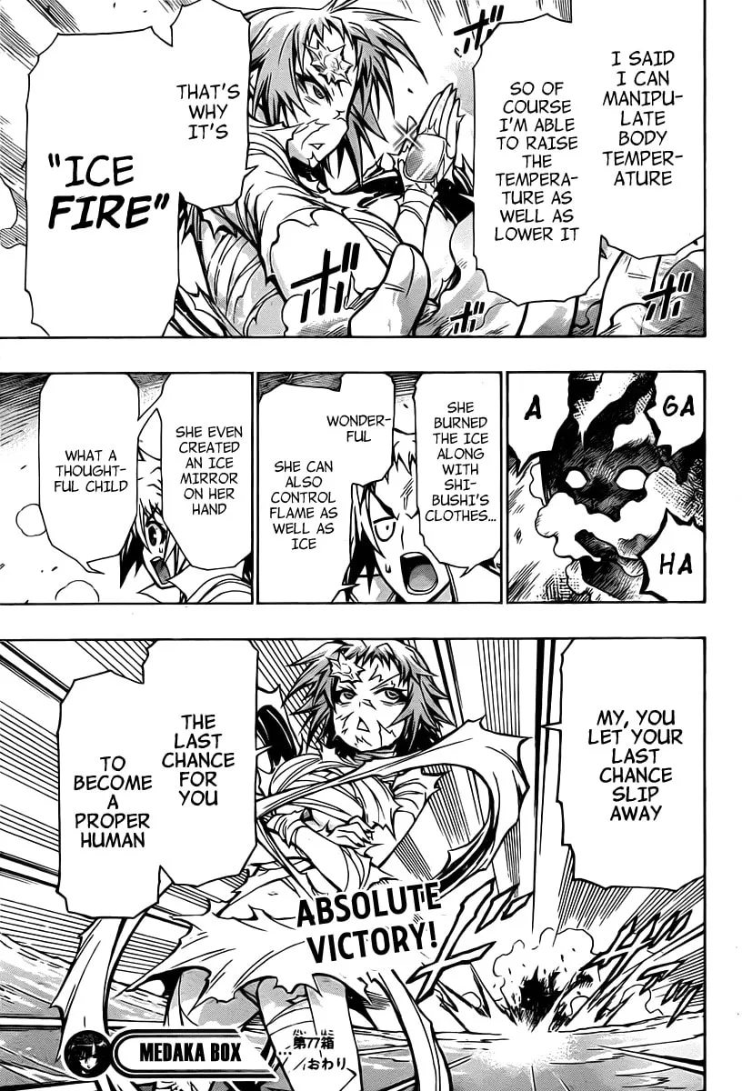 Read Medaka Box chapter 77 image 21 on Lezhin