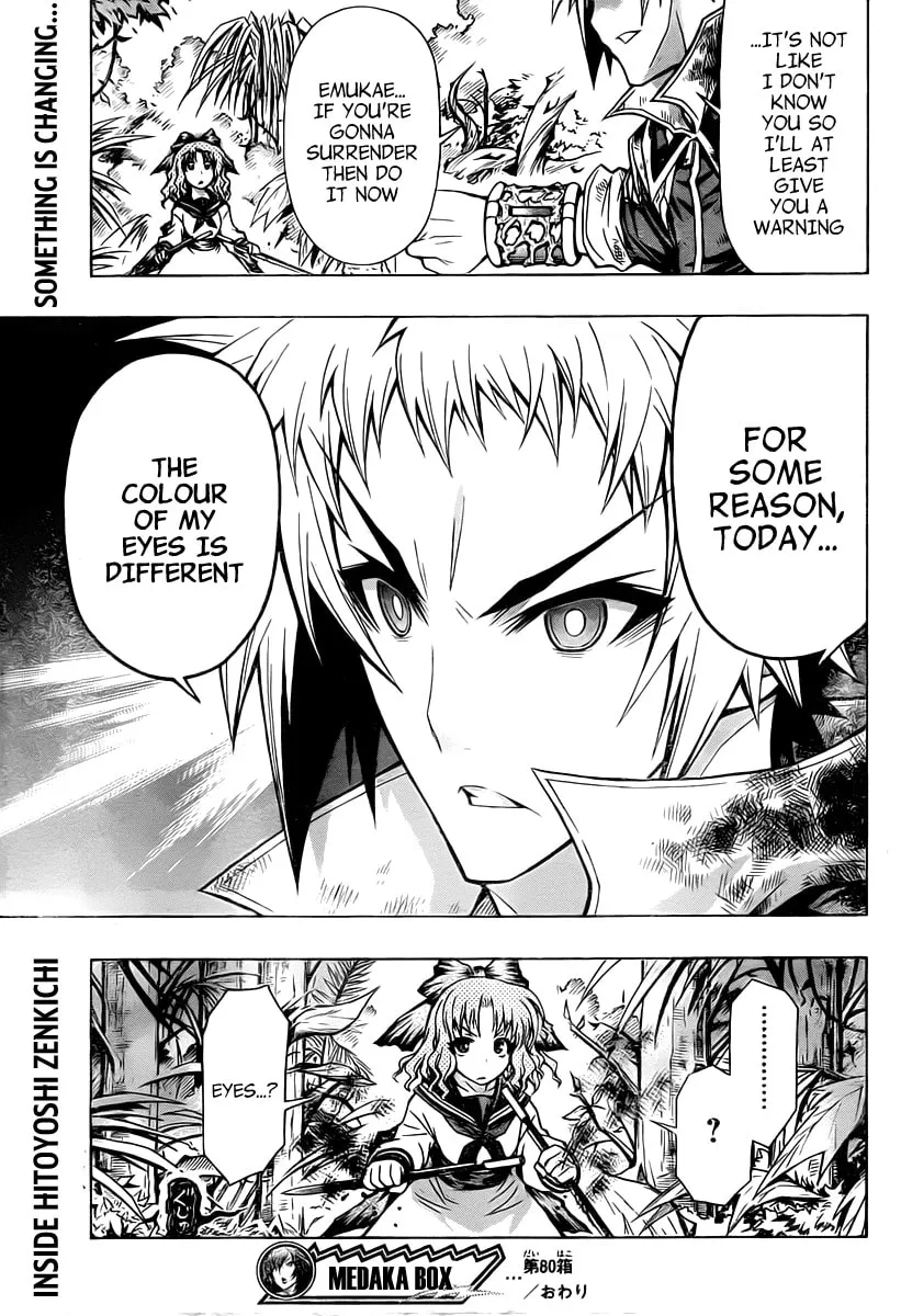 Read Medaka Box chapter 80 image 18 on Lezhin
