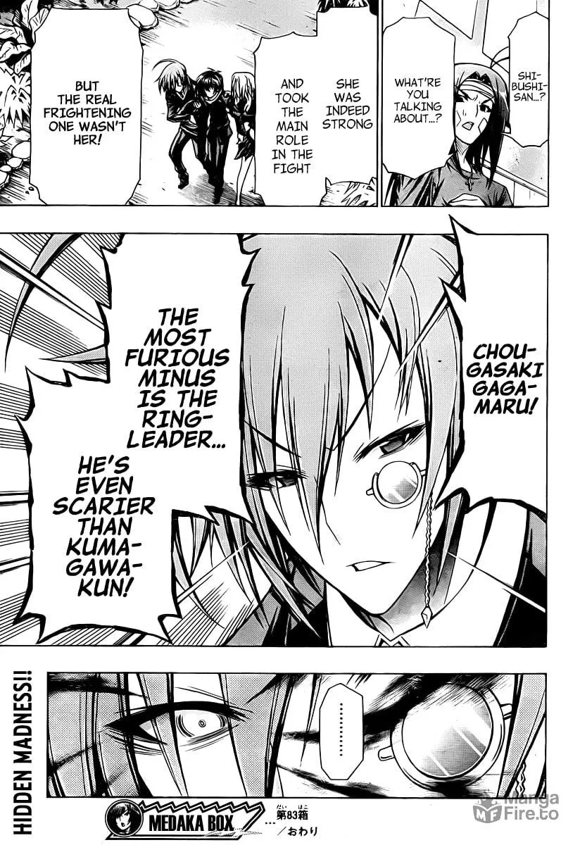 Read Medaka Box chapter 83 image 20 on Lezhin