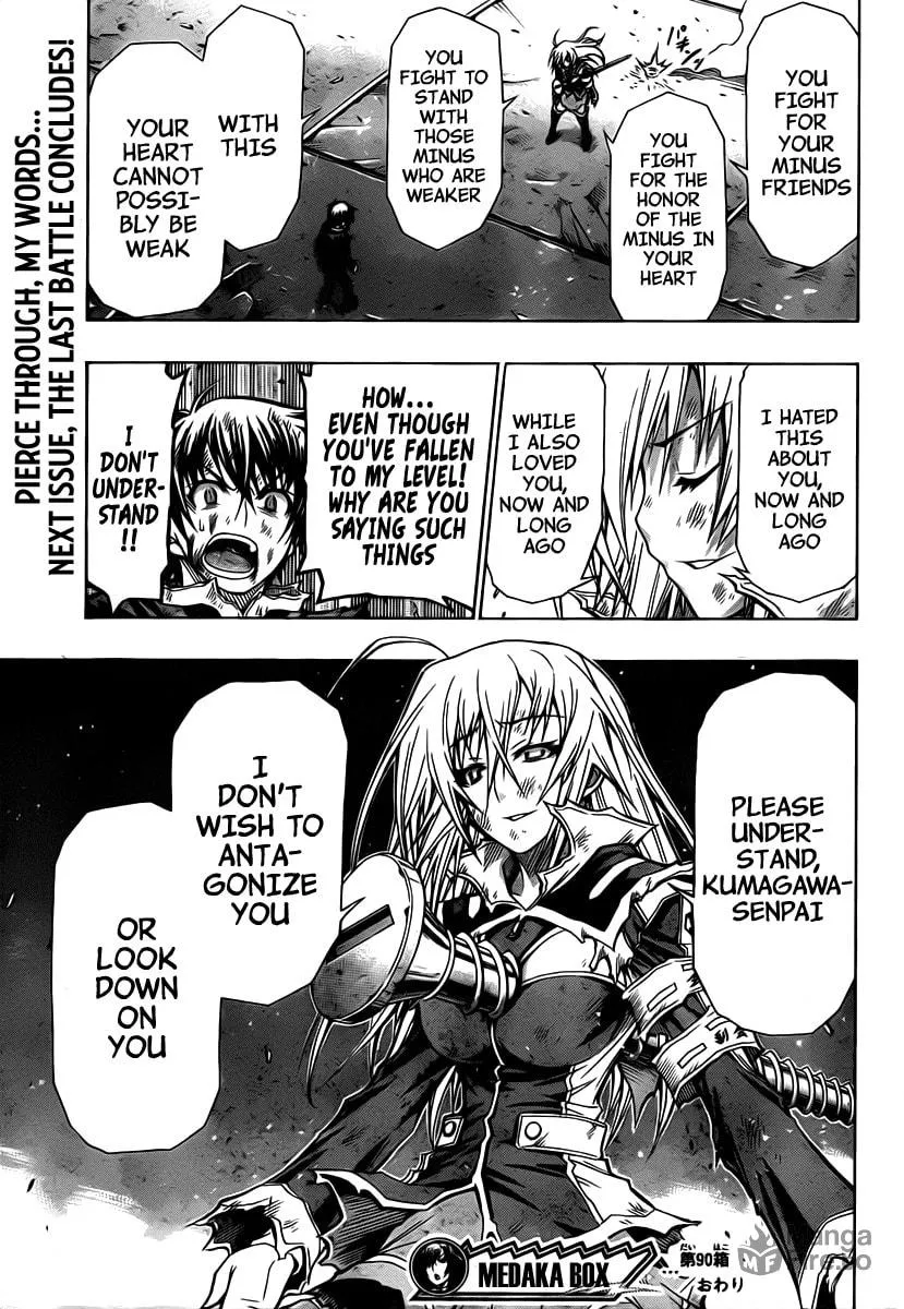 Read Medaka Box chapter 90 image 17 on Lezhin