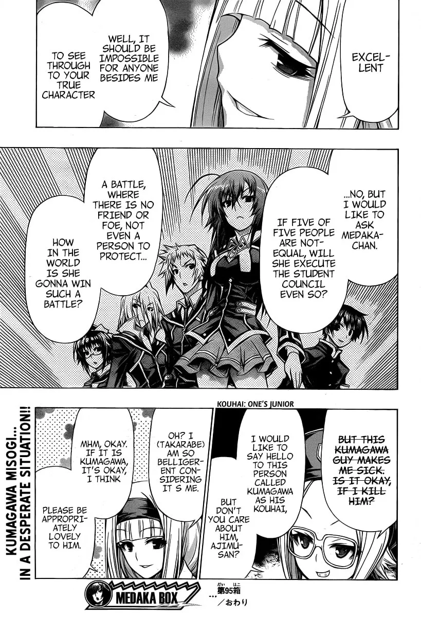 Read Medaka Box chapter 95 image 18 on Lezhin