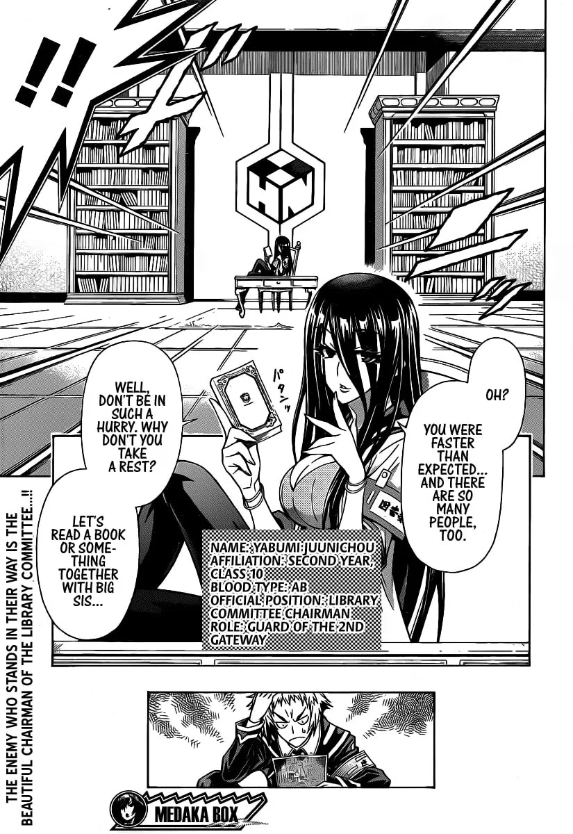 Read Medaka Box chapter 99 image 18 on Lezhin