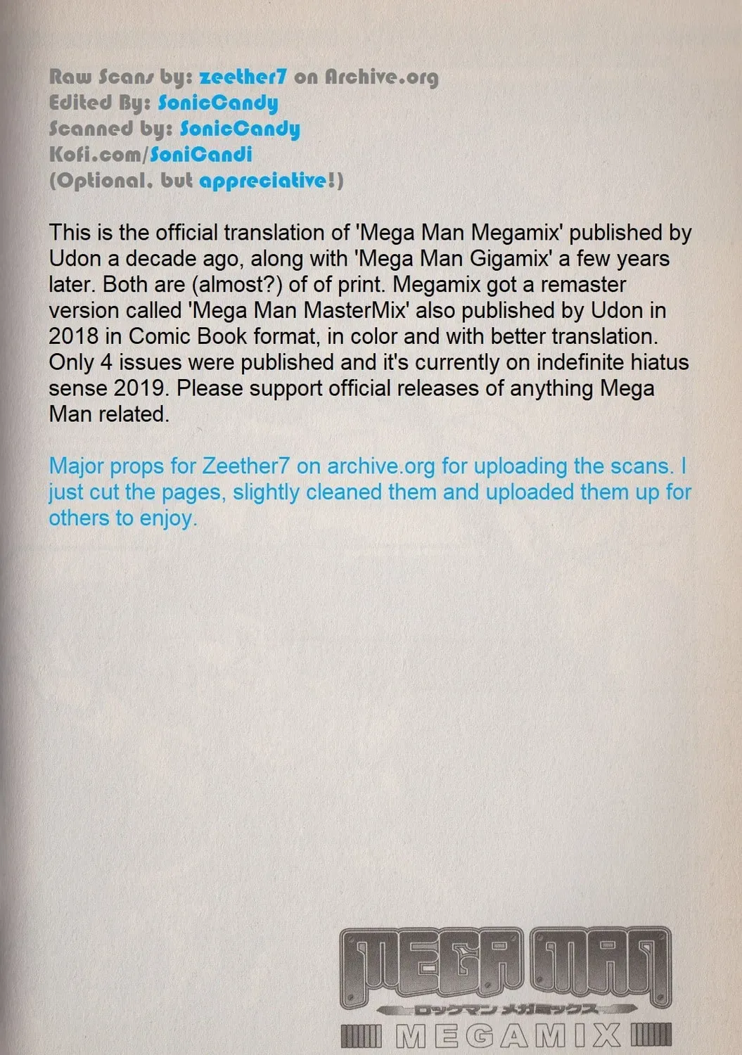 Read Mega Man Megamix chapter 101 image 122 on Lezhin
