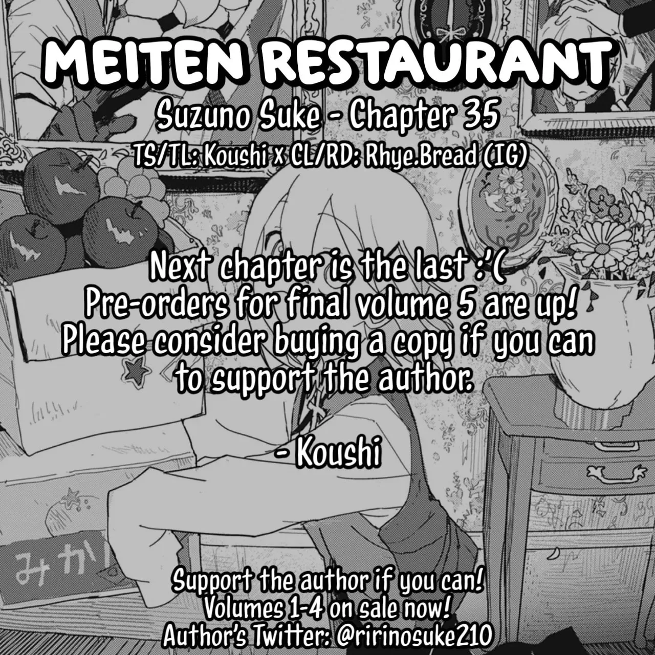 Meiten Restaurant Chapter 35 page 54 - 