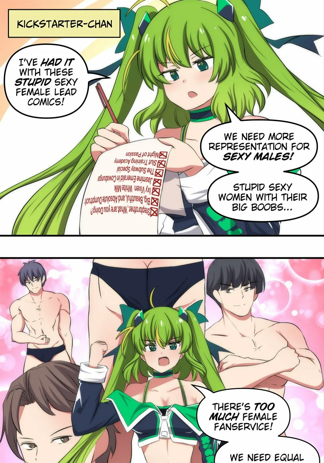 Read Meme Girls (Colored) chapter 121.5 image 1 on Lezhin
