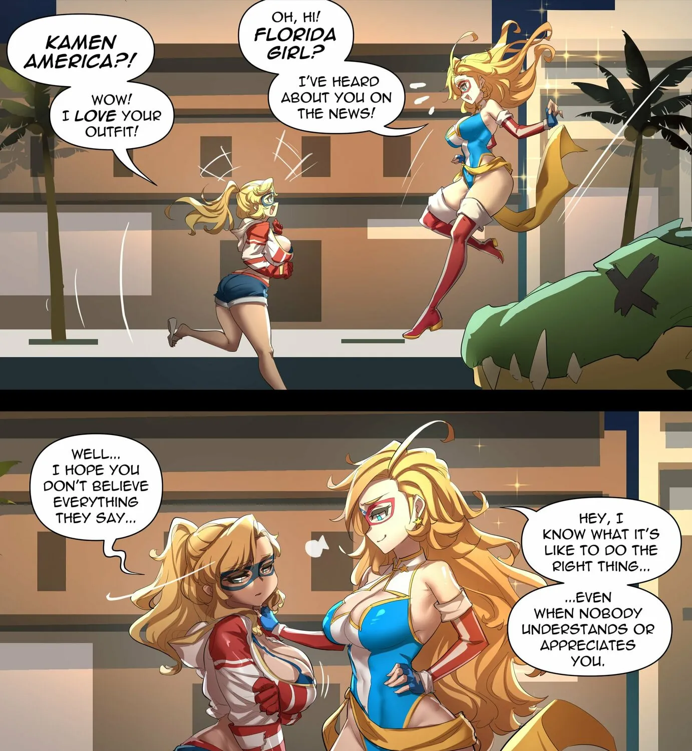 Read Meme Girls (Colored) chapter 155.4 image 2 on Lezhin
