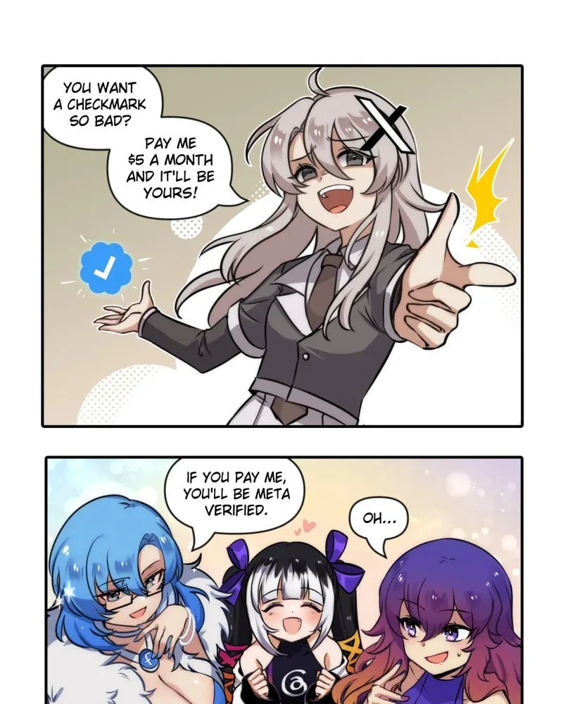 Read Meme Girls (Colored) chapter 290 image 1 on Lezhin