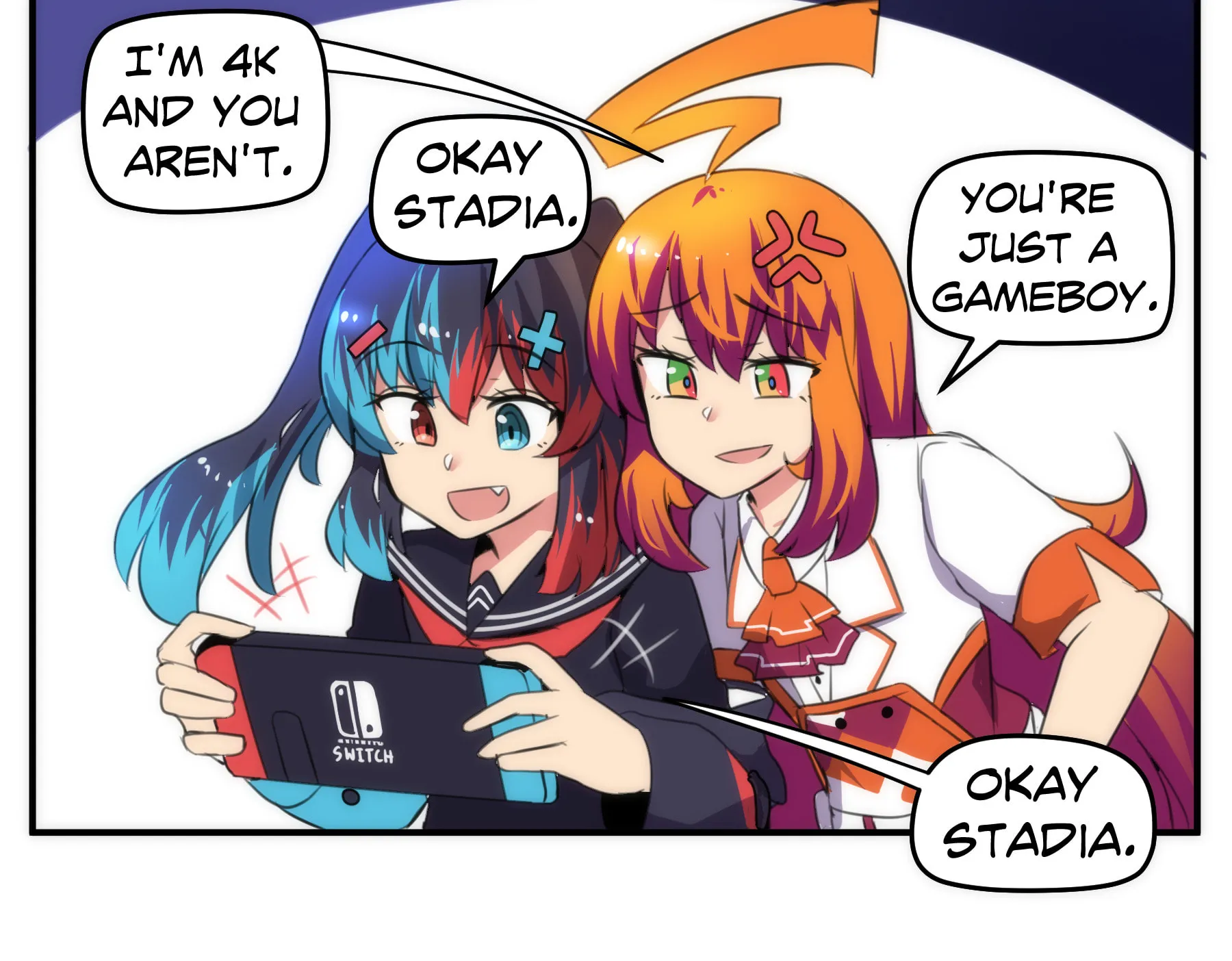 Read Meme Girls (Colored) chapter 32 image 4 on Lezhin