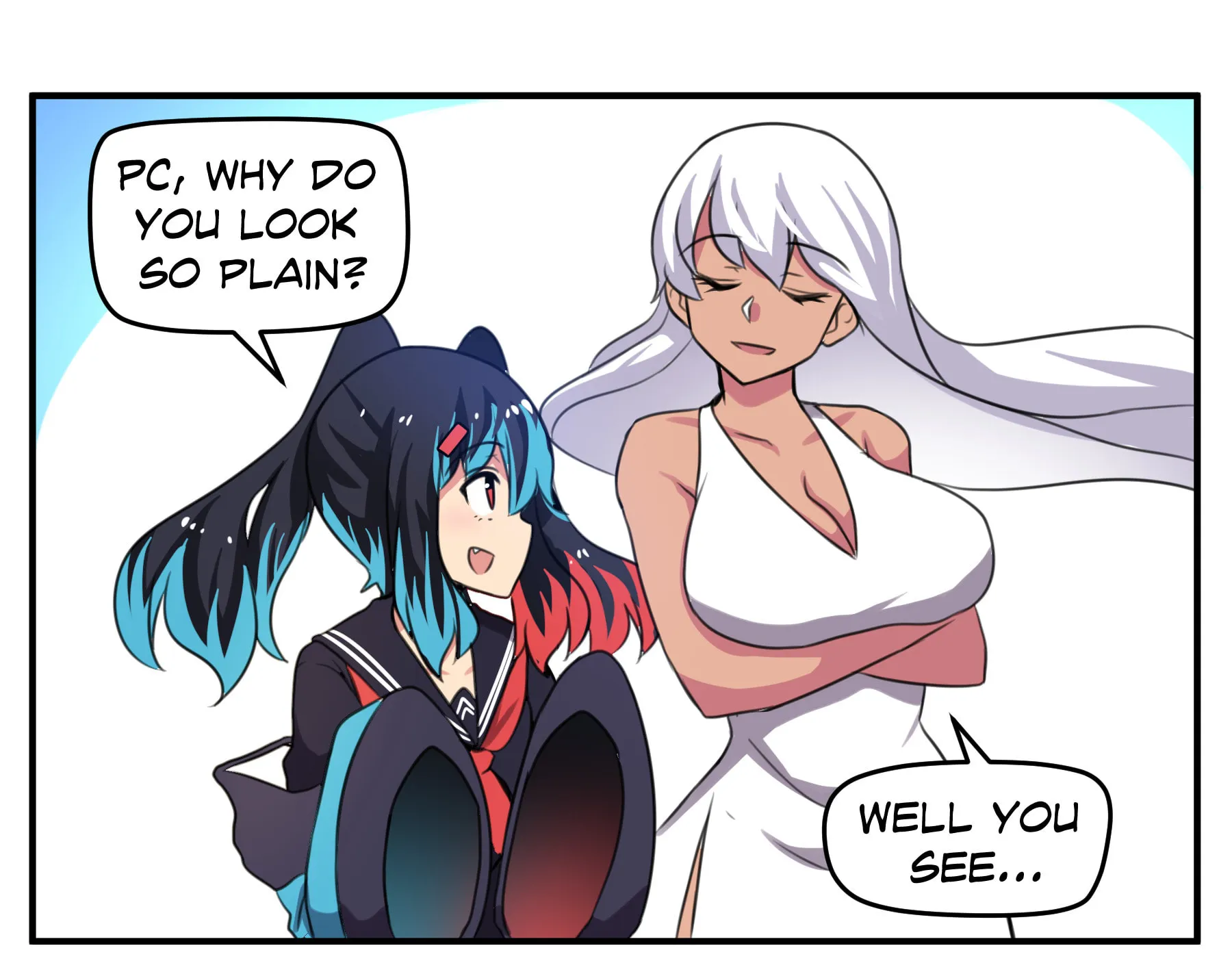 Read Meme Girls (Colored) chapter 36 image 2 on Lezhin