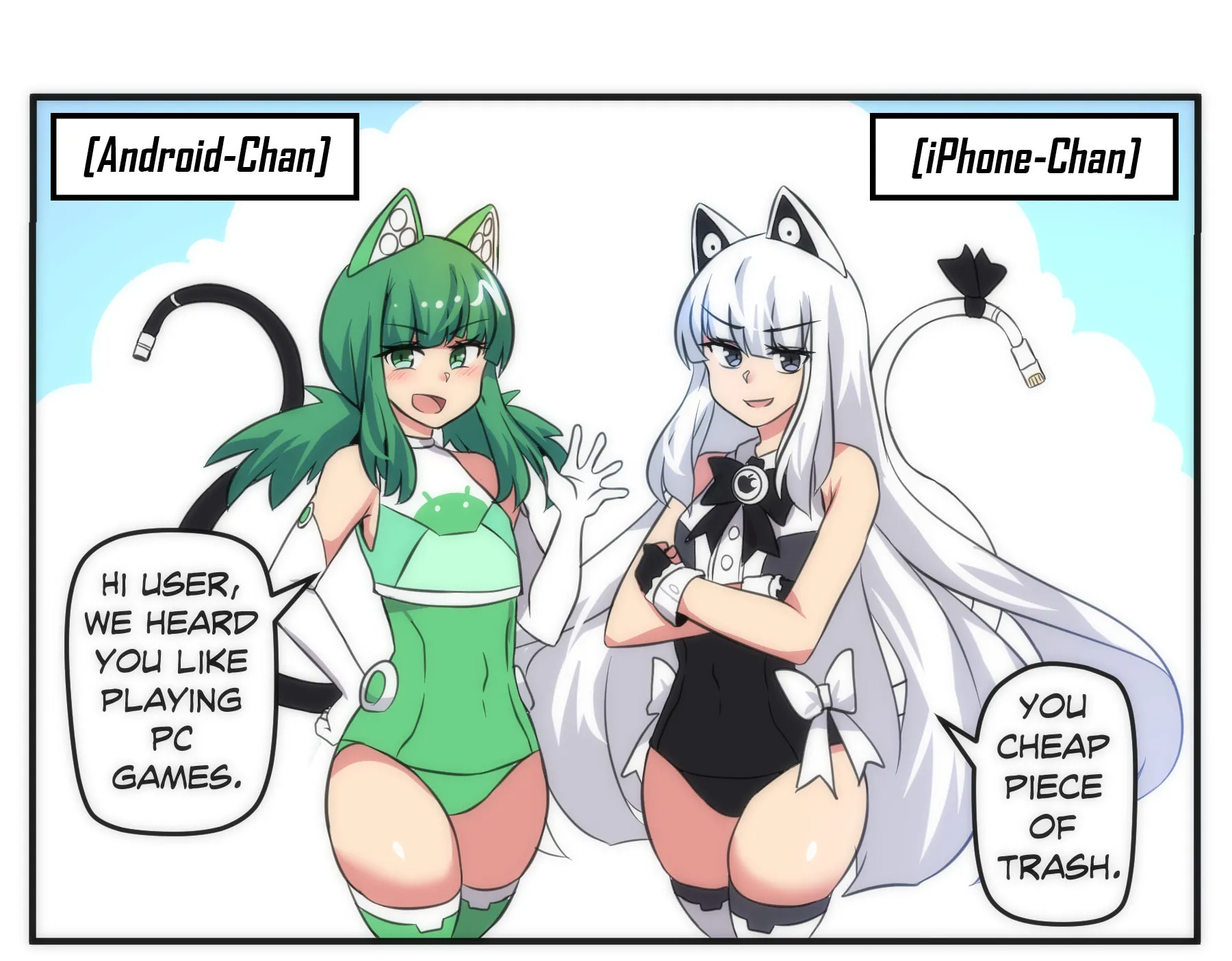 Read Meme Girls (Colored) chapter 37 image 1 on Lezhin