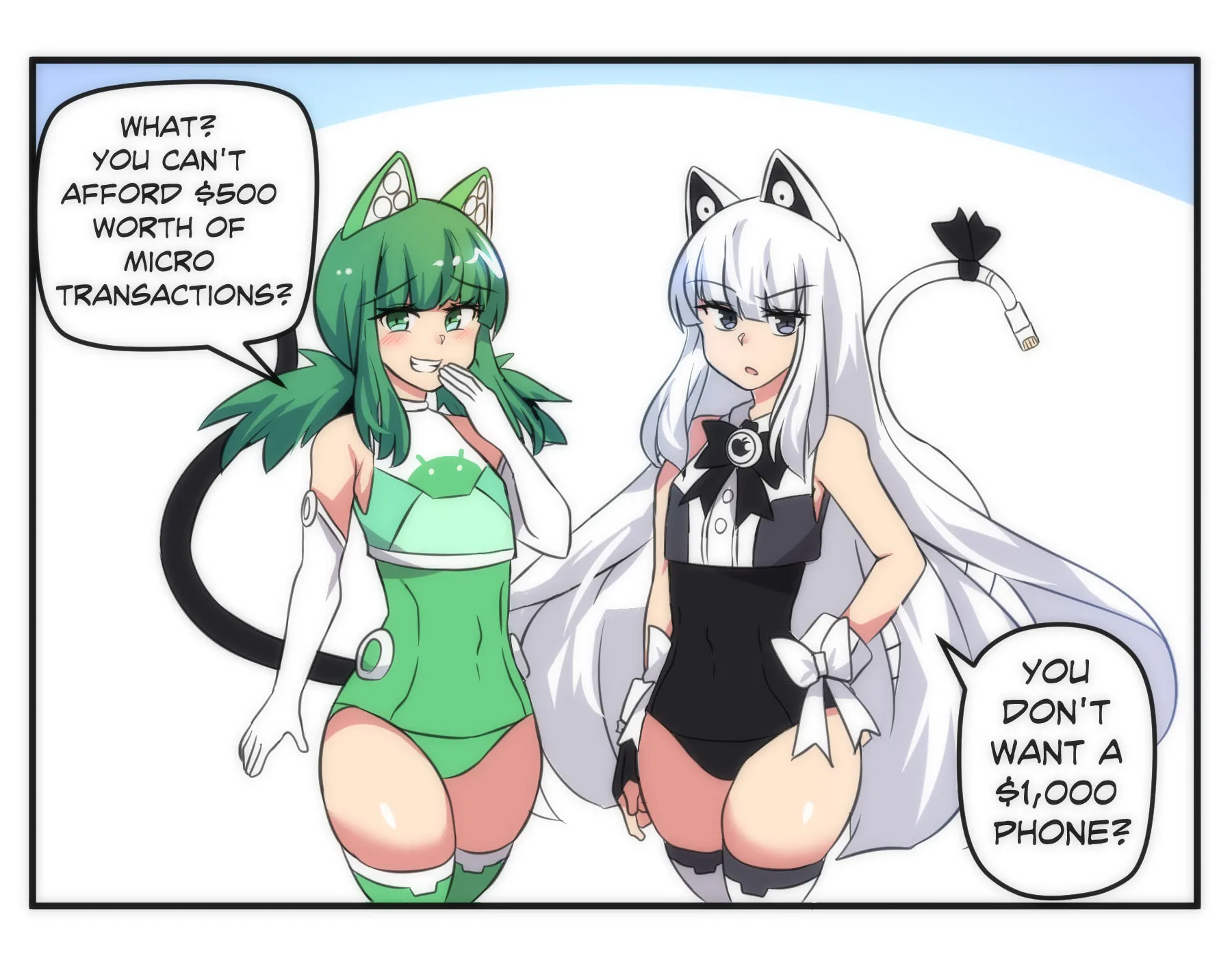 Read Meme Girls (Colored) chapter 37 image 2 on Lezhin