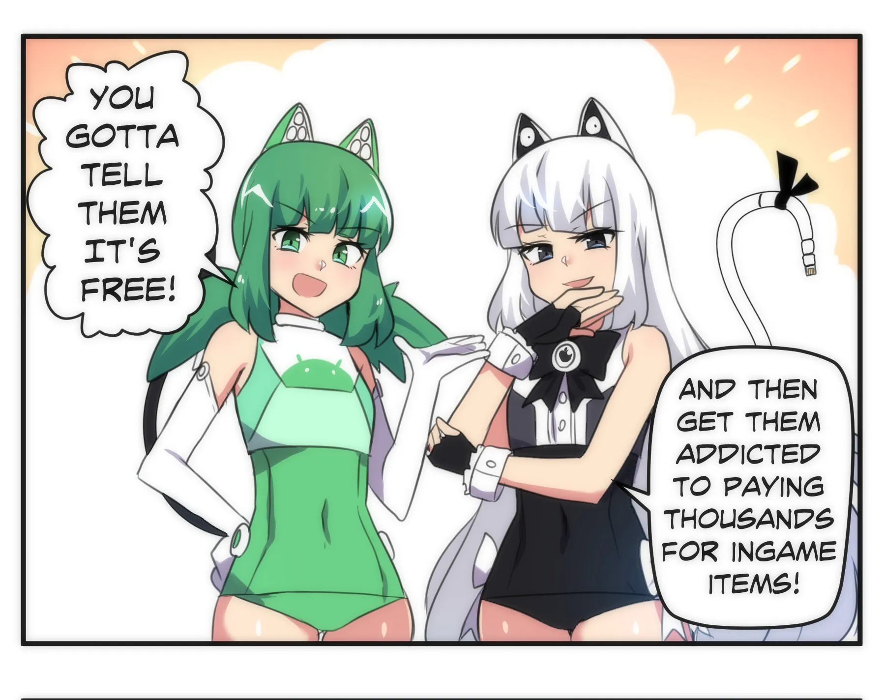 Read Meme Girls (Colored) chapter 42 image 2 on Lezhin