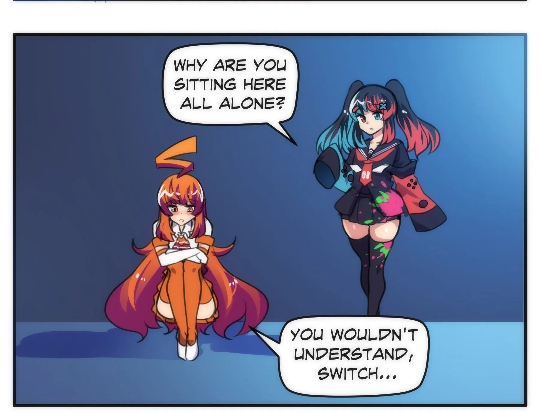 Read Meme Girls (Colored) chapter 47 image 2 on Lezhin