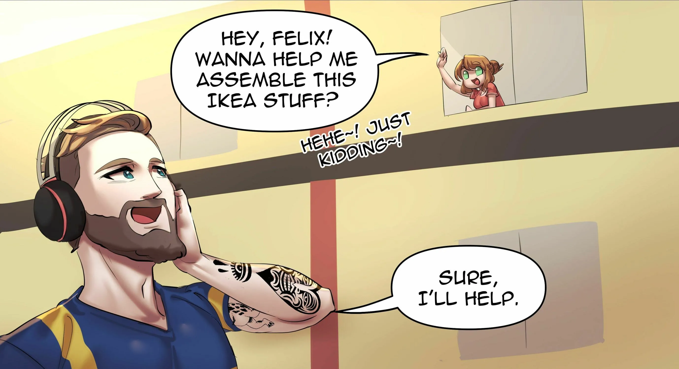 Read Meme Girls (Colored) chapter 54.1 image 2 on Lezhin