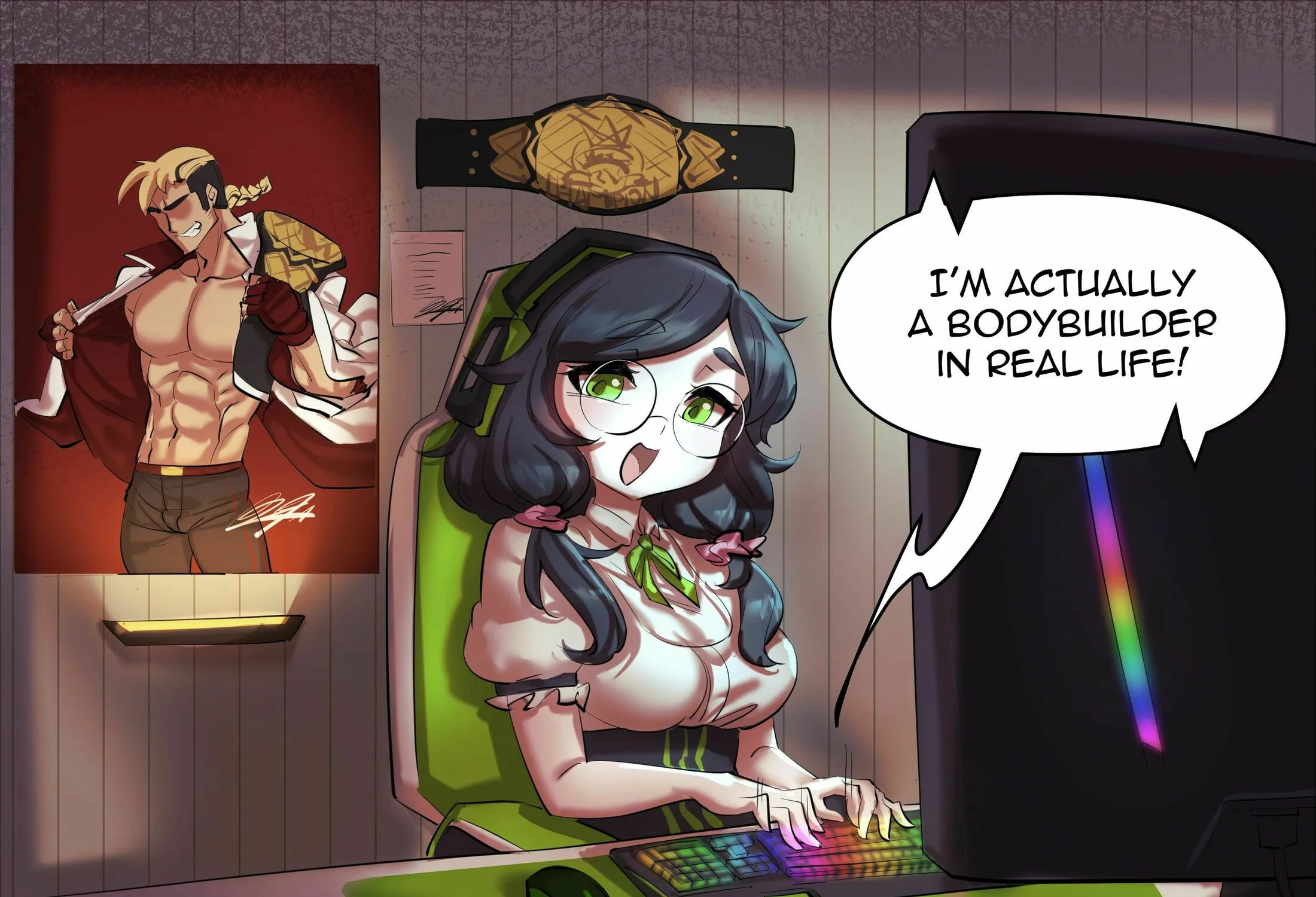 Read Meme Girls (Colored) chapter 55.5 image 4 on Lezhin