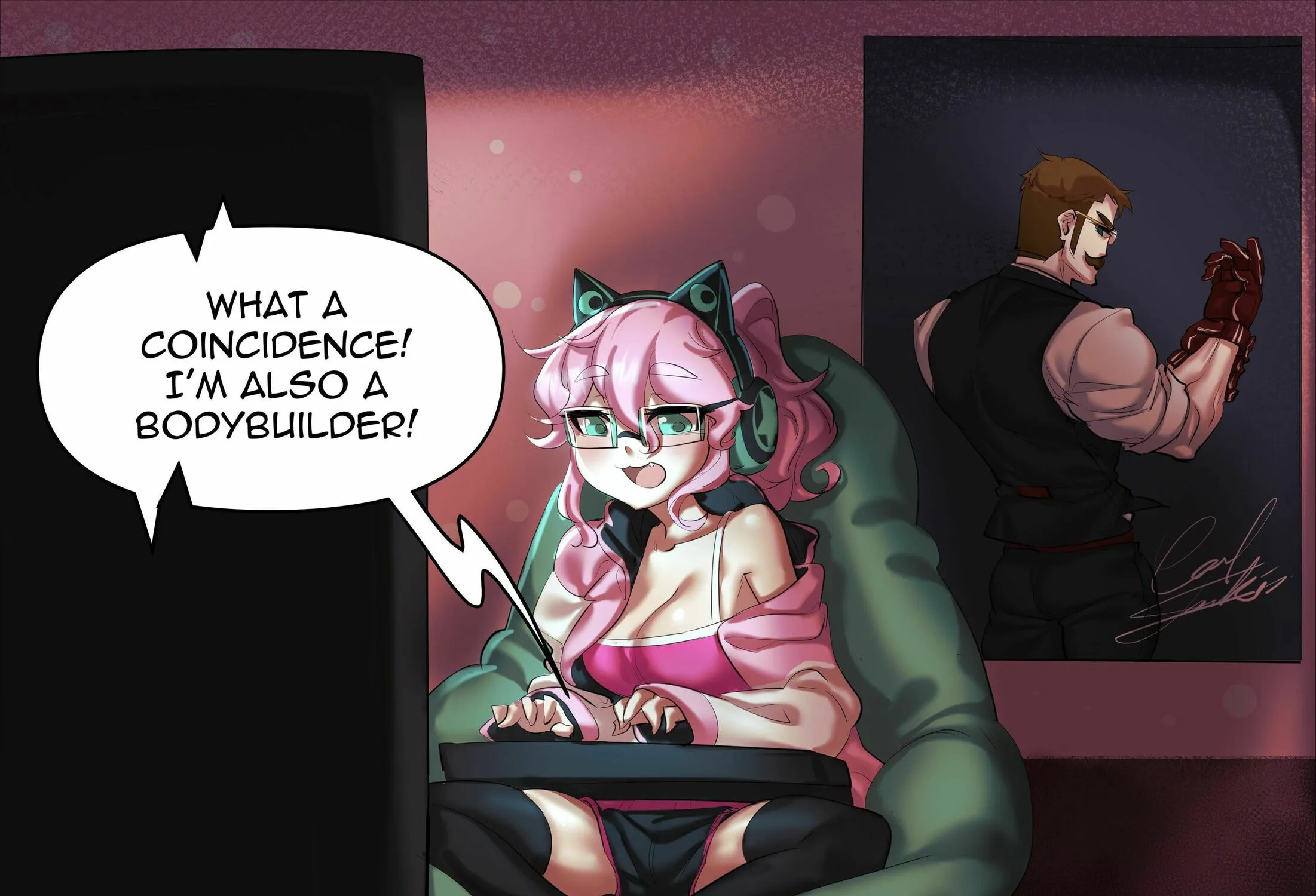 Read Meme Girls (Colored) chapter 55.5 image 6 on Lezhin