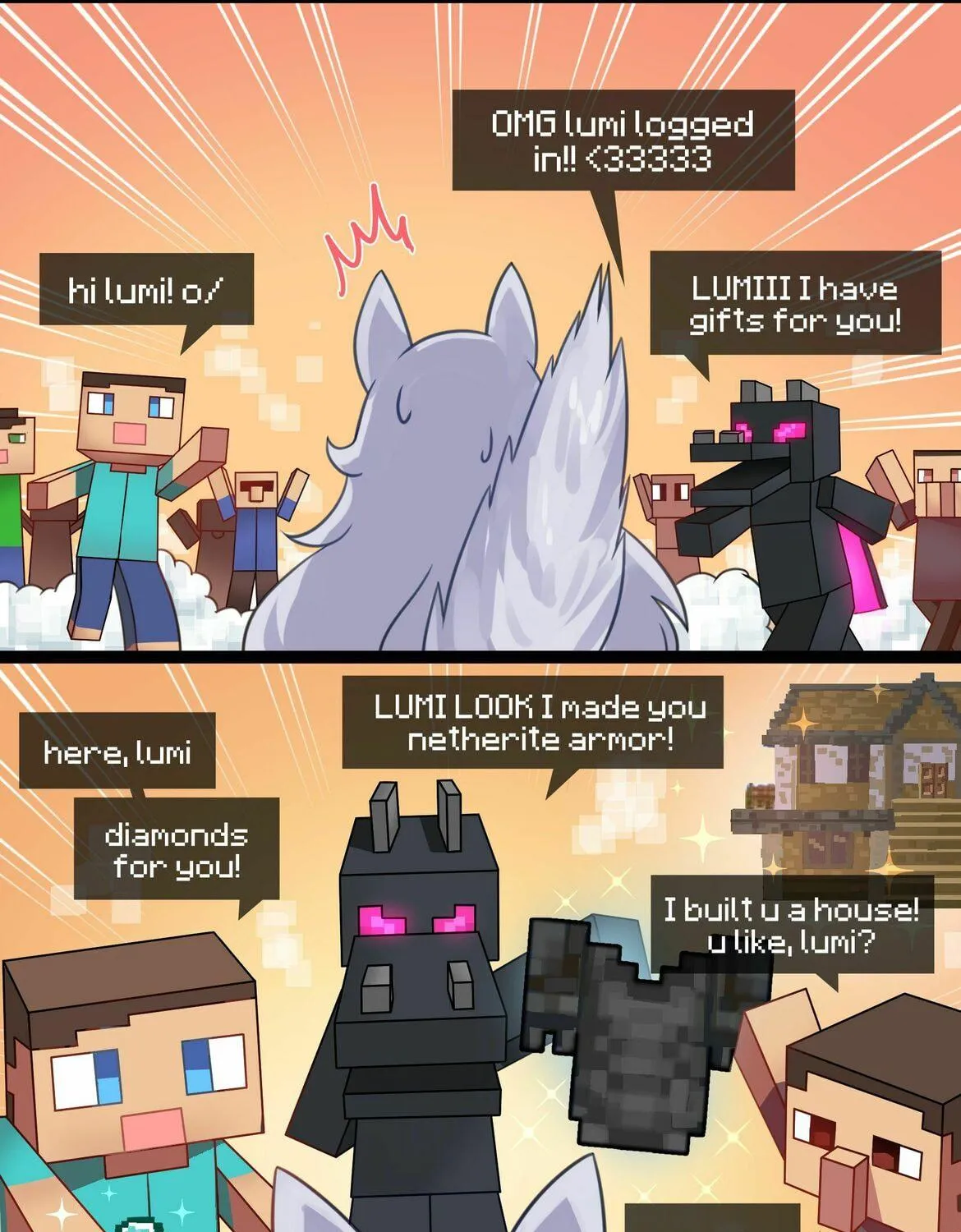 Read Meme Girls (Colored) chapter 63.5 image 3 on Lezhin
