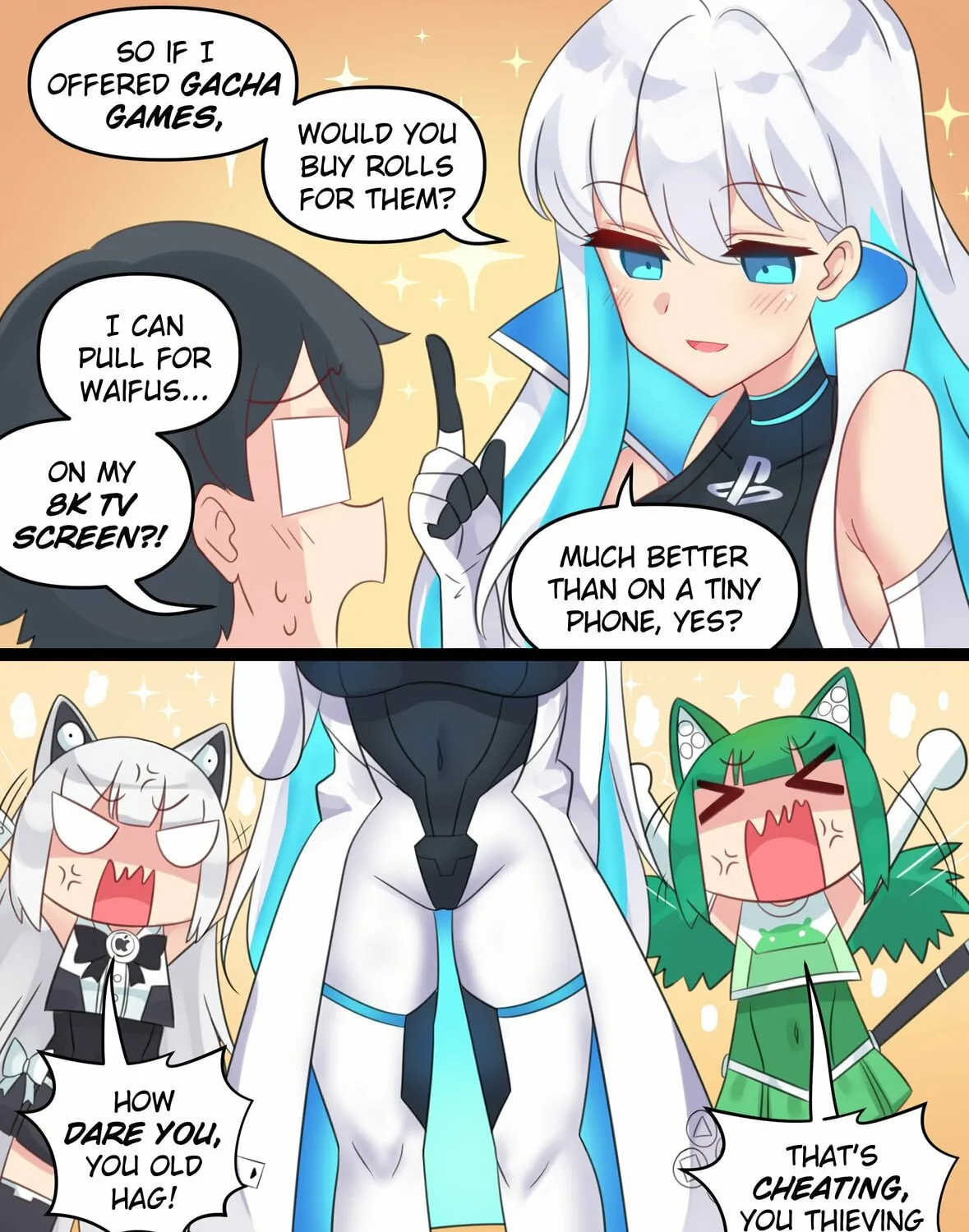 Read Meme Girls (Colored) chapter 70 image 6 on Lezhin