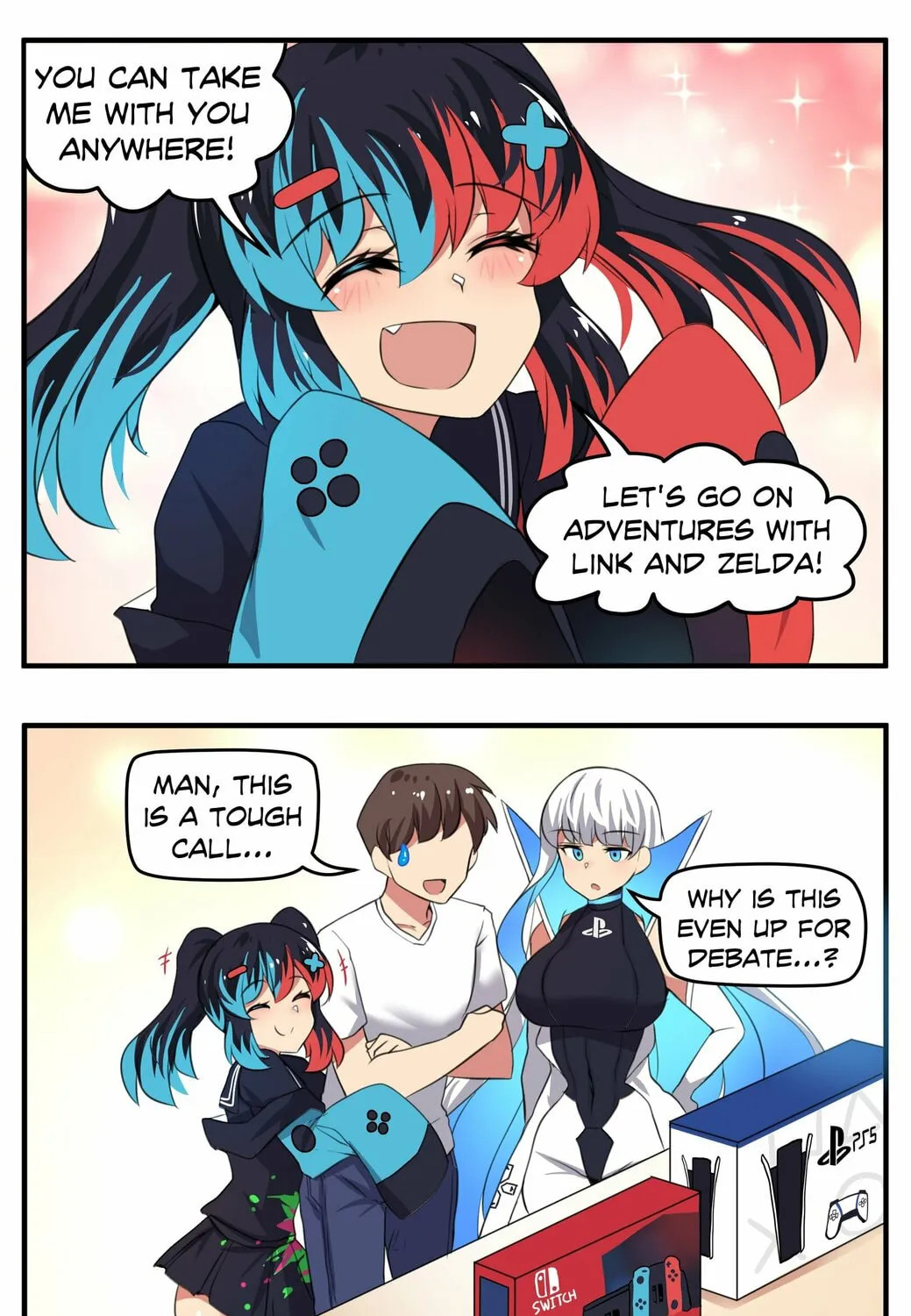 Read Meme Girls (Colored) chapter 72 image 6 on Lezhin