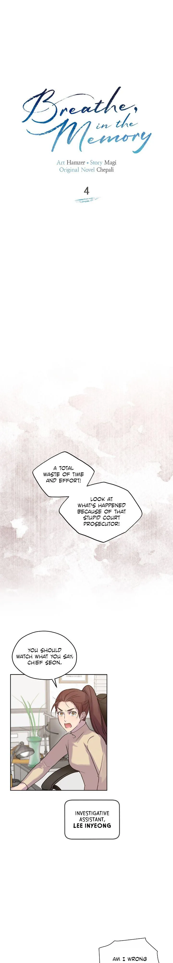Memories Of Your Breath Chapter 4 page 1 - 