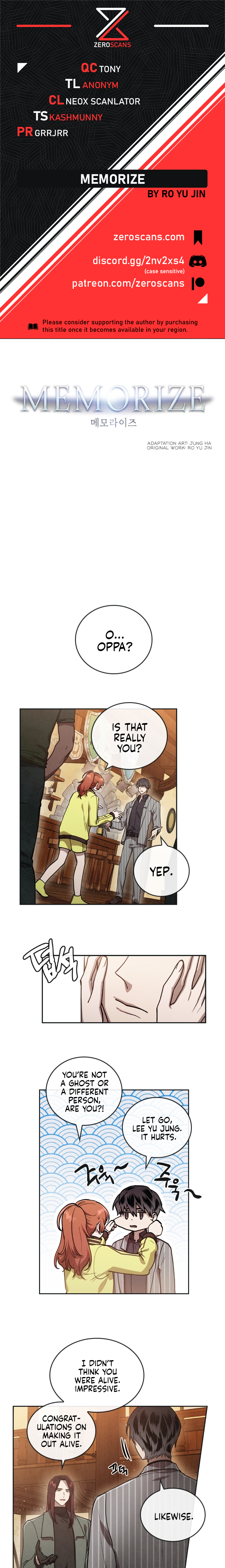 Read MEMORIZE chapter 13 image 0 on Lezhin