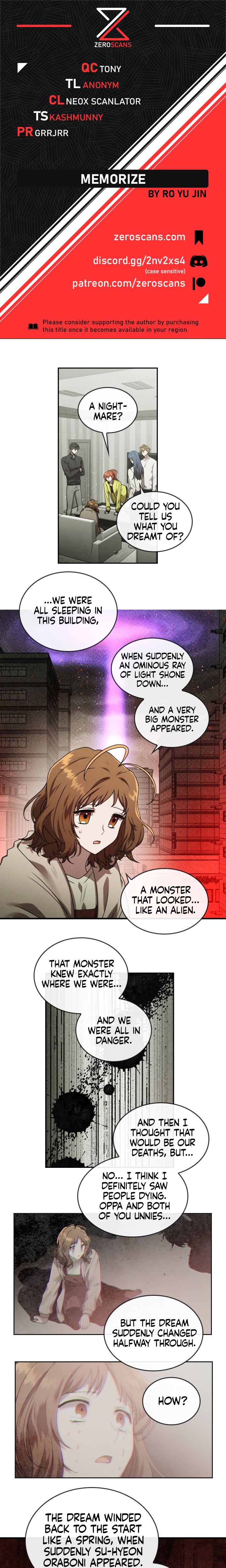 Read MEMORIZE chapter 8 image 0 on Lezhin