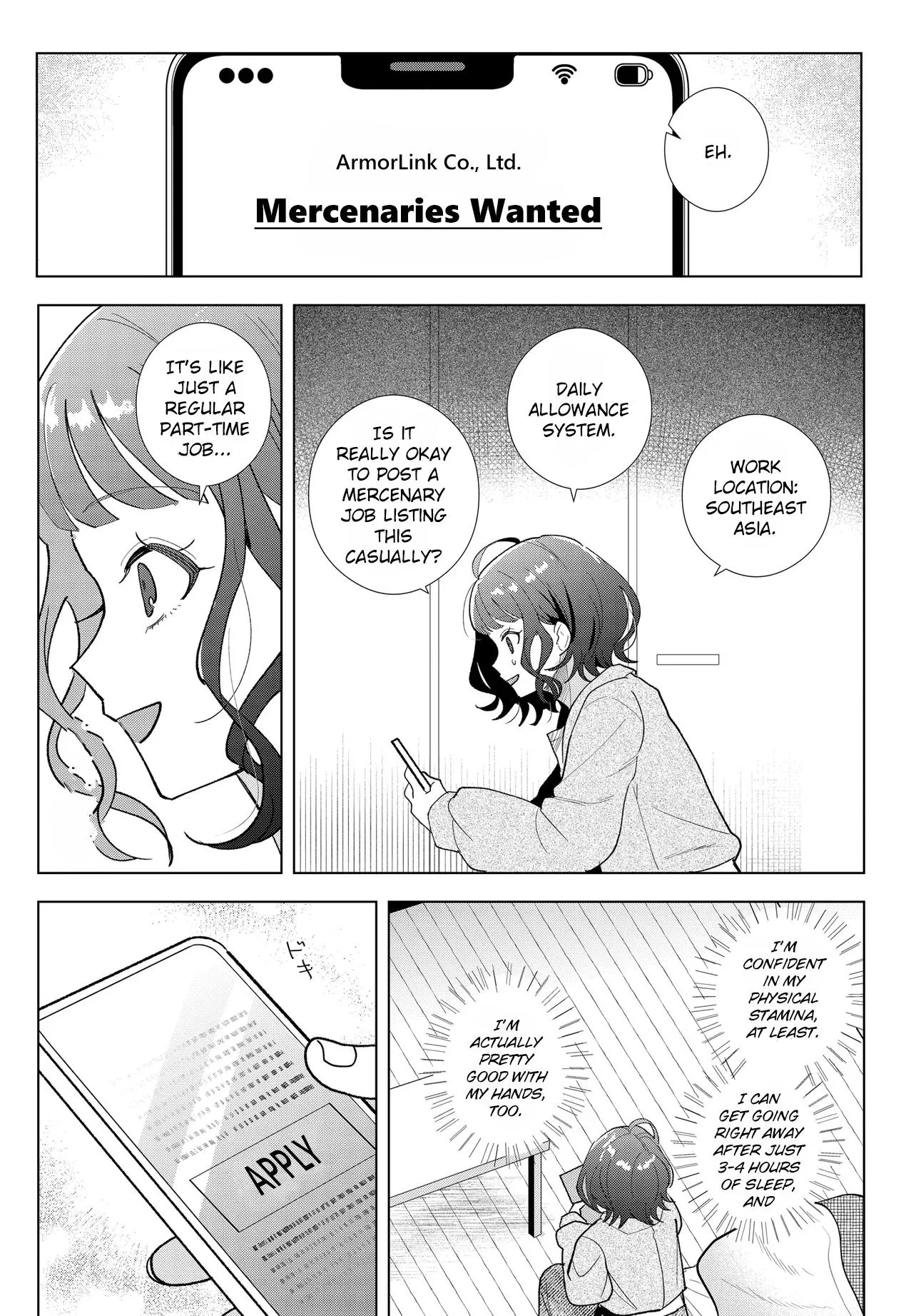 Read Mercenary Sisters chapter 1 image 22 on Lezhin